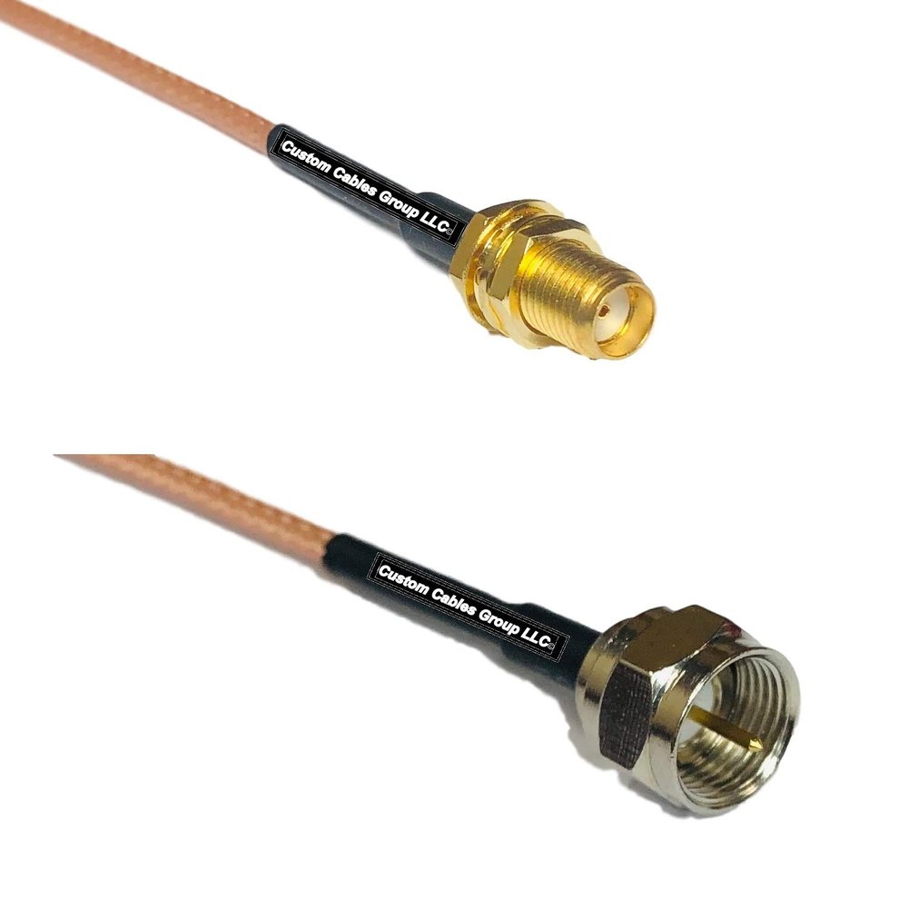 0.5 feet RG316 SMA Female to F Male RF Pigtail Coaxial Cable