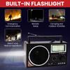Audiobox RX-5 Portable 3-Band Radio with Solar Power Speaker, MP3, AUX, USB, TF Card, SD MMC view 3