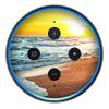 Ocean Sunset - Vinyl Decal Skin Compatible with Amazon Echo Dot 3rd Generation Alexa - Decorations for Your Smart Home Speakers, Great Accessories Gift for mom, dad, Birthday, Kids view 2