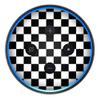 Black and White Checkers - Vinyl Decal Skin Compatible with Amazon Echo Dot 3rd Generation Alexa - Decorations for Your Smart Home Speakers, Great Accessories Gift for mom, dad, Birthday, Kids view 2