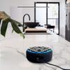 Black and White Checkers - Vinyl Decal Skin Compatible with Amazon Echo Dot 3rd Generation Alexa - Decorations for Your Smart Home Speakers, Great Accessories Gift for mom, dad, Birthday, Kids view 3