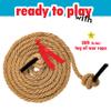 Franklin Field Day Tug of War Rope with Flag for Kids and Adults - Perfect for Team Building - 20ft Long view 2