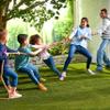 Franklin Field Day Tug of War Rope with Flag for Kids and Adults - Perfect for Team Building - 20ft Long view 4