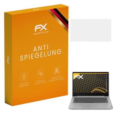 atFoliX Screen Protector compatible with Lenovo Idea Pad S340 14 inch Screen Protection Film, anti-reflective and shock-absorbing FX Protector Film (2X)