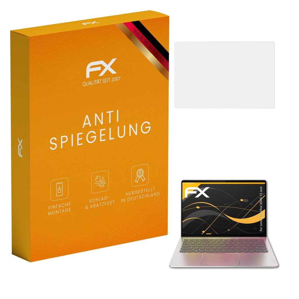 atFoliX Screen Protector compatible with Lenovo Idea Pad S540 13 inch Screen Protection Film, anti-reflective and shock-absorbing FX Protector Film (2X)