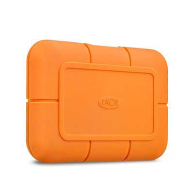 LaCie Rugged SSD 1TB, Externe SSD, voor Mac & PC, USB-C, Schok- Regen- en drukbestendig, 1 maand Adobe CC All Apps, Data Rescue Service (STHR1000800)