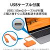 LaCie Rugged SSD 1TB, Externe SSD, voor Mac & PC, USB-C, Schok- Regen- en drukbestendig, 1 maand Adobe CC All Apps, Data Rescue Service (STHR1000800) view 4