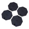 Gazechimp 8 X Heavy Duty Rubber Car Lift Arm Pad Equipment Kit Black view 2