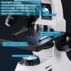100X-2000X Microscope for Adults & Kids, Professional Biological Optical Microscopes with Prepared Slides School Home Lab Education Gifts for Teen Students Beginners view 4