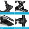 Konseen Photo Studio Light Stand Background Holder U+C-Type Heavy Duty Clamp Clip with Flexible Long Arms Gooseneck,Reflector Camera Mounting Devices Accessories view 4