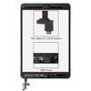 A-MIND Screen Replacement For IPad Mini 1 A1432 A1454 A1455/IPad Mini 2 A1489 A1490 A1491 Touch Digitizer Parts, Include IC Chip,Home Button,Cameral Holder,with Screen Protector+Repair Tools (Black) view 4