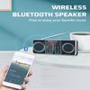 PRUNUS J-288 Portable Radio AM FM Radio with Bluetooth Speaker, Sleep Timer, Power-Saving Display, Ultra-Long Antenna, AUX Input & USB Disk & TF Card MP3 Player, NO Manual Preset view 4