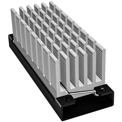 archgon M.2 2280 NVMe SSD Aluminium Heatsink Cooler with Thermal Pads for PCIE NVMe M.2 SSD, SATA M.2 SSD (Silver HS-0130)
