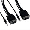 Cable Leader SVGA HD15 M/M Monitor Cable with Stereo Audio (3 Foot (1 Pack)) view 1