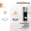 Link2Home Space Saver Pop Up-Outlet, 2 Power Outlets, 2 USB Ports 2.4 Amp, Overload Protection, Splash Resistant EM-PU-200E view 4