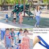 Lainrrew Walking Rope with 12 Colorful Handles - Outdoor Safety Rope for Preschool & Kindergarten Kids (Blue) view 3