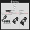 Thinvik Out-Front Extended Bike Computer Mount for Wahoo, Gopro Combo Mount for Wahoo Mini Wahoo Elemnt & Elemnt Bolt,Elemnt Roam GPS Bike Computer - CNC Aluminum Alloy view 2