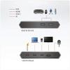 ATEN 2-Port USB-C Gen 1 Dock Switch with Power Pass-Through | US3310 UK | #1 KVM Market Leader view 4