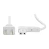 Vebner 16-Foot 2-Pack Power Cord Compatible with Sonos One, Sonos One SL, Sonos Play-1 Speakers - Power Plug Cable (Extra Long, White) view 3