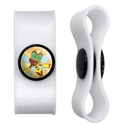 GRAPHICS & MORE DC Super Hero Girls Bumblebee Headphone Earbud Cord Wrap - Charging Cable Manager - Wire Organizer Set of 2