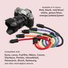 Foto&Tech Climbing Rope Camera Wrist Strap Quick Release Made in US Compatible with Fuji X-T30 X-T3 X100F X-T20 X-T10 X-T2 X70 X-Pro2 X-E2S X-E3 X-E2 X-E1 X-Pro1 X30 XQ2 X100 X100S X100T (34cm, Red) view 4