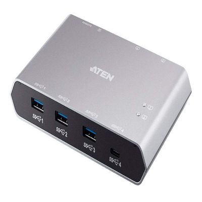 ATEN 2-Port USB-C Gen 2 Sharing Switch with Power Pass-Through | UK Version US3342