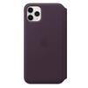 Apple Leather Folio (for iPhone 11 Pro Max) - Aubergine view 3