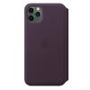 Apple Leather Folio (for iPhone 11 Pro Max) - Aubergine view 4