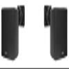 6-Zone Amp+10 3.5" Black Cube+2 JBL Pendant Speakers for Restaurant/Bar/Cafe view 2