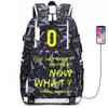 Basketball Player 0 Multifunction Backpack Travel Daypacks Fans Bag (Style 6) view 1