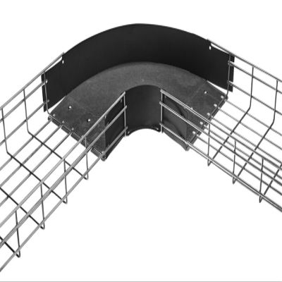 Hubbell - HBTR0404 - Hubbell Premise Wiring Cable Organizer - Wire Basket Elbow