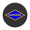 WW2 Army Ranger Patch - Gray PopSockets PopGrip: Swappable Grip for Phones & Tablets view 3