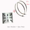 Hoop Diameter 10-40cm Security Camera Mount Bracket Post Pipe Pole Stainless Steel for Indoor, Outdoor, top, Wall and Ceiling mounting (40cm) view 2