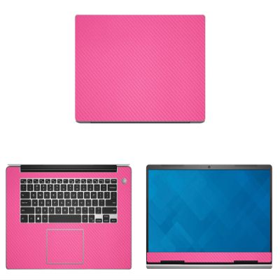 Decalrus - Protective Decal for Dell Inspiron 5585 / i5585 (15.6" Screen) Laptop Rose Carbon Fiber Skin case Cover wrap CFdellInspiron15_5585Rose