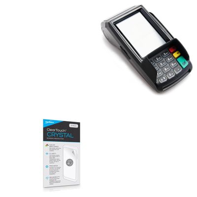 BoxWave Screen Protector Compatible with Dejavoo Z9 Terminal - ClearTouch Crystal (2-Pack), HD Film Skin - Shields from Scratches