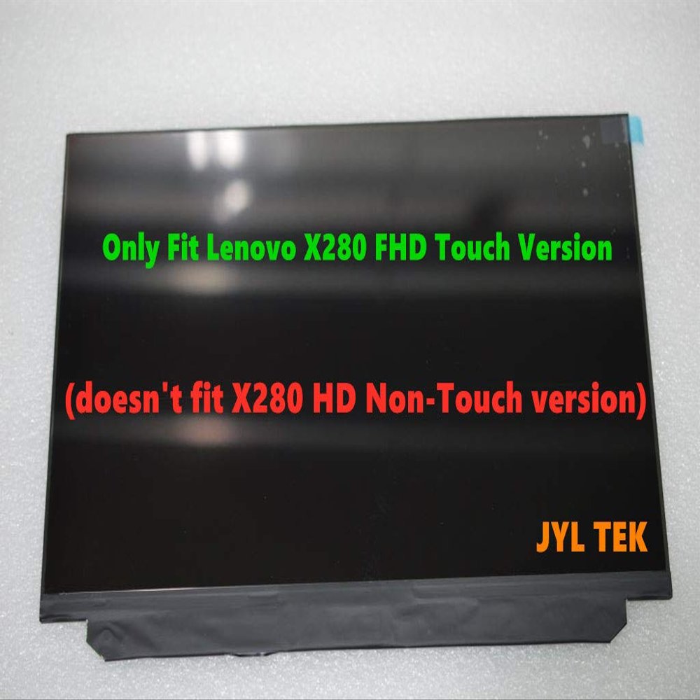 12.5" FHD (1920x1080) LCD Screen IPS 1080P on-Cell Touch LED Display for Lenovo Thinkpad X280 FRU 01YN107 (NOT for Non-Touch Version)