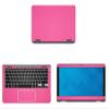 Decalrus - Protective Decal for Dell Inspiron 3195 / i3195 2-in-1 (11.6" Screen) Laptop Rose Carbon Fiber Skin case Cover wrap CFdellInspiron2in1_3195Rose view 1
