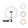Ring Light OEBLD Dimmable with 3 Light Modes & 10 Brightness Level 360 Rotae LED Ring Fill Lights for Phone Live Stream Makeup YouTube Video Shooting (C(10'' Ring Light with Clip)) view 1