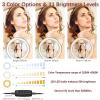 Ring Light OEBLD Dimmable with 3 Light Modes & 10 Brightness Level 360 Rotae LED Ring Fill Lights for Phone Live Stream Makeup YouTube Video Shooting (C(10'' Ring Light with Clip)) view 2