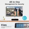 1080P 8CH Surveillance DVR Recorder H.265+ Standalone 6-in-1 CCTV Digital Video Recorder 8 Channel DVR for Security Camera Home Surveillance System, Mobile APP & PC Remote (No Hard Drive) view 2