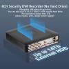 1080P 8CH Surveillance DVR Recorder H.265+ Standalone 6-in-1 CCTV Digital Video Recorder 8 Channel DVR for Security Camera Home Surveillance System, Mobile APP & PC Remote (No Hard Drive) view 3