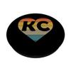 Kansas City Retro Love CA Love Cali PopSockets Swappable PopGrip view 2