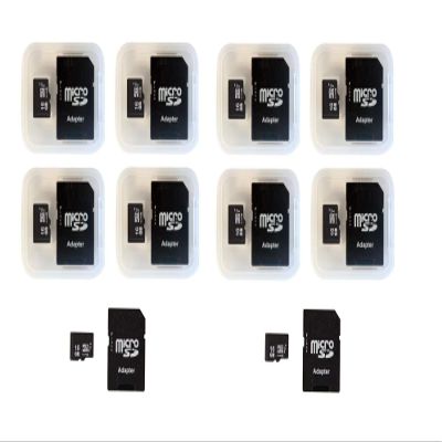 10 Pack X 16GB Micro SD Card microSDHC Memory Card with Adapter, Full HD Micro SD Card (16GB-10PCS)