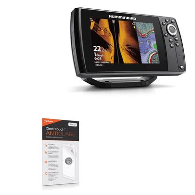 BoxWave Screen Protector Compatible with Humminbird Helix 7 G3 - ClearTouch Anti-Glare (2-Pack), Anti-Fingerprint Matte Film Skin