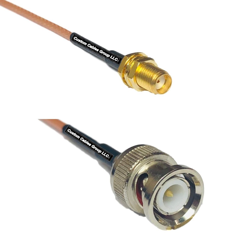 6 feet RG316 SMA Female to BNC Male RF Pigtail Coaxial Cable