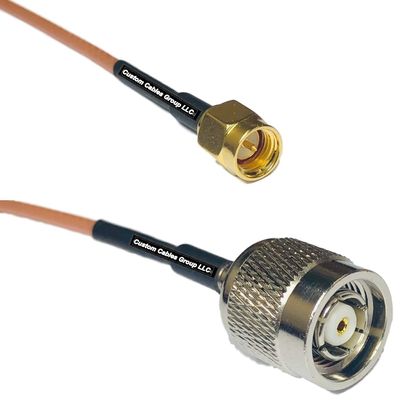 0.5 feet RG316 SMA Male to RP-TNC Male RF Pigtail Coaxial Cable