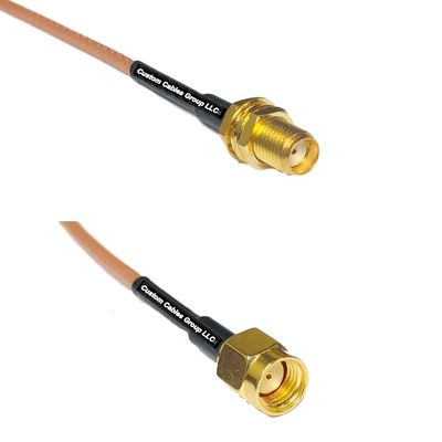 6 feet RG316 SMA Female to RP-SMA Male RF Pigtail Coaxial Cable