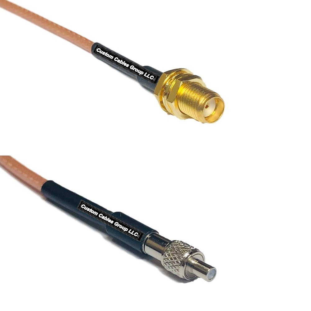 0.5 feet RG316 SMA Female to TS-9 Female RF Pigtail Coaxial Cable