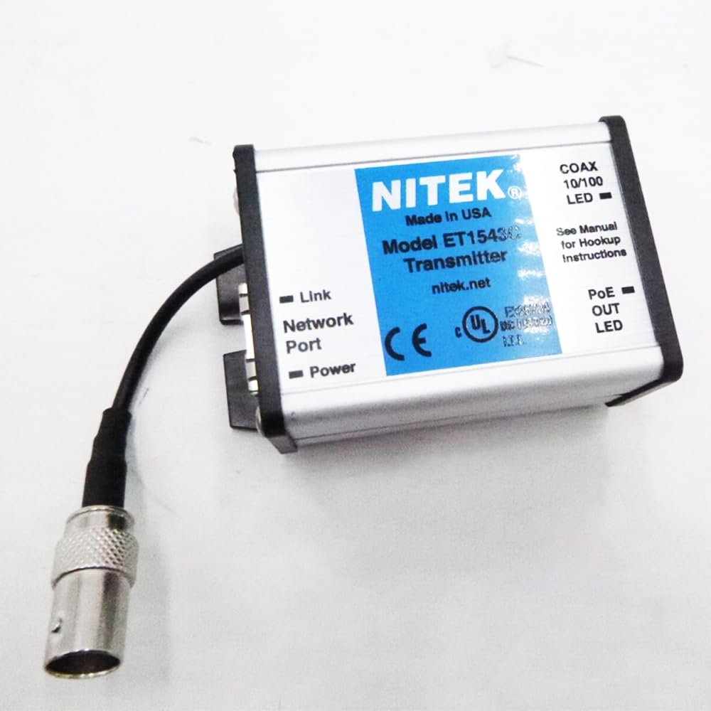 NITEK ET1543C Etherstretch IP Camera-Over Coax Network Extender Transmitter Unit