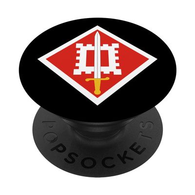 18th Engineer Brigade (EN BDE) Patch PopSockets Grip and Stand for Phones and Tablets